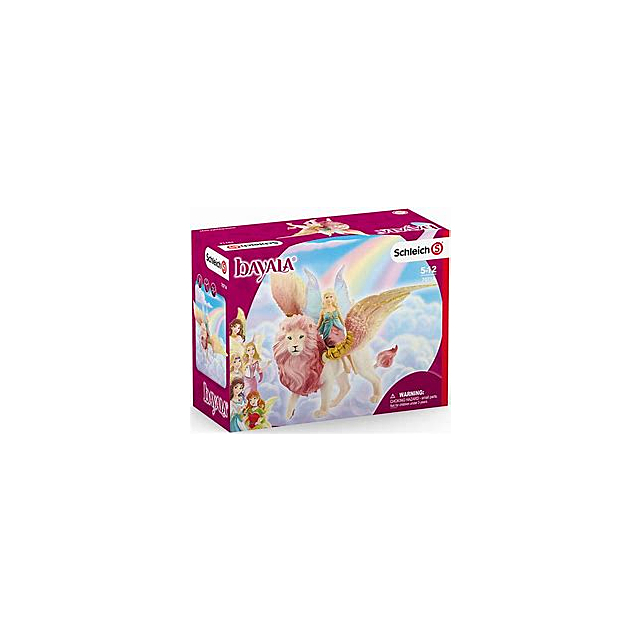 Schleich Fairy In Flight On Winged Lion 70714