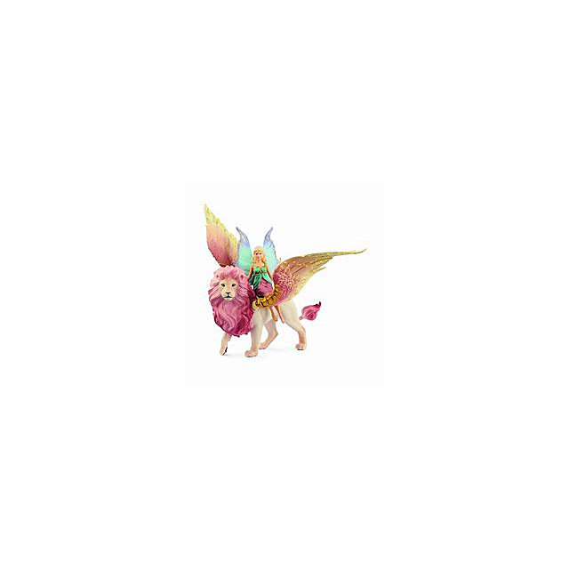 Schleich Fairy In Flight On Winged Lion 70714