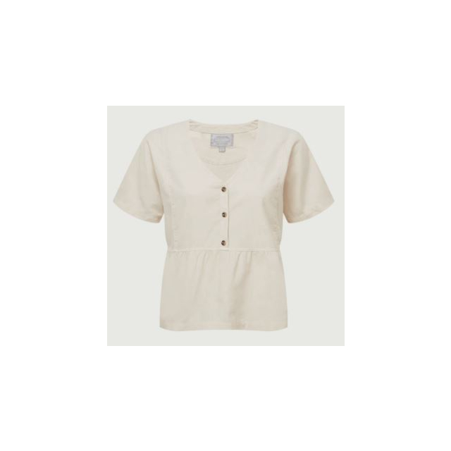 Schoffel Lavenham Linen Top - Oat 