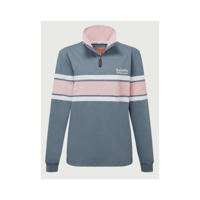 Schoffel Exmouth Heritage 1/4 Zip Dark Blue