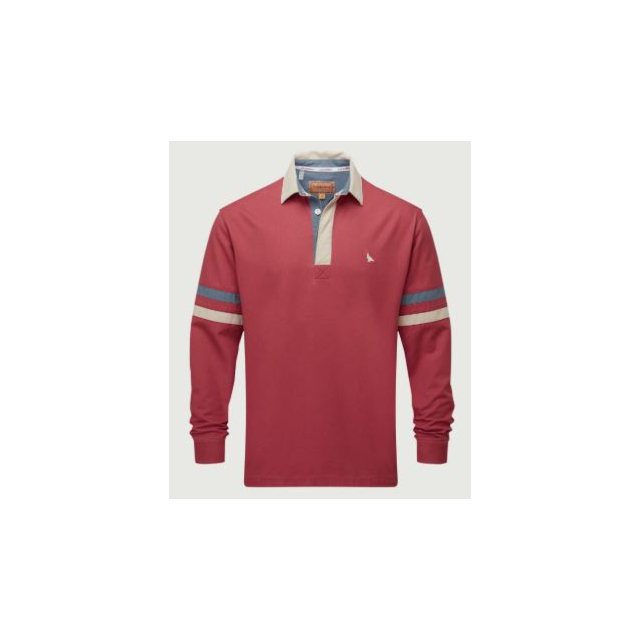 Schoffel Truro Deck Shirt - Slate Red 