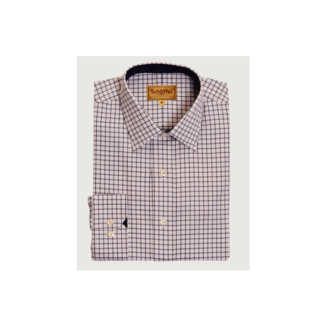 Schoffel Cambridge Classic Shirt - Dark Navy 