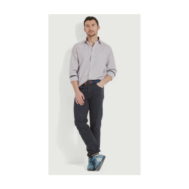 Schoffel Cambridge Classic Shirt - Dark Navy 