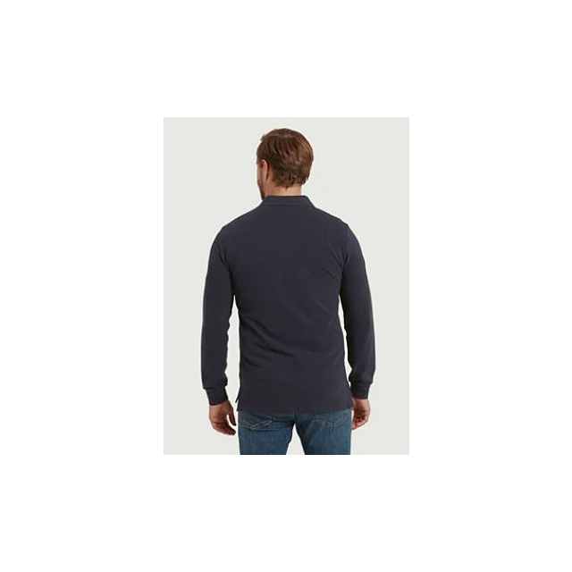 Schoffel St Ives Long Sleeve Polo Shirt - Navy