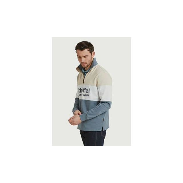 Schoffel Exeter Heritage 1/4 Zip - Stone 