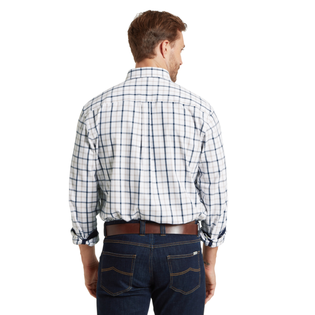Brancaster Classic Shirt - Oxford Navy Check 