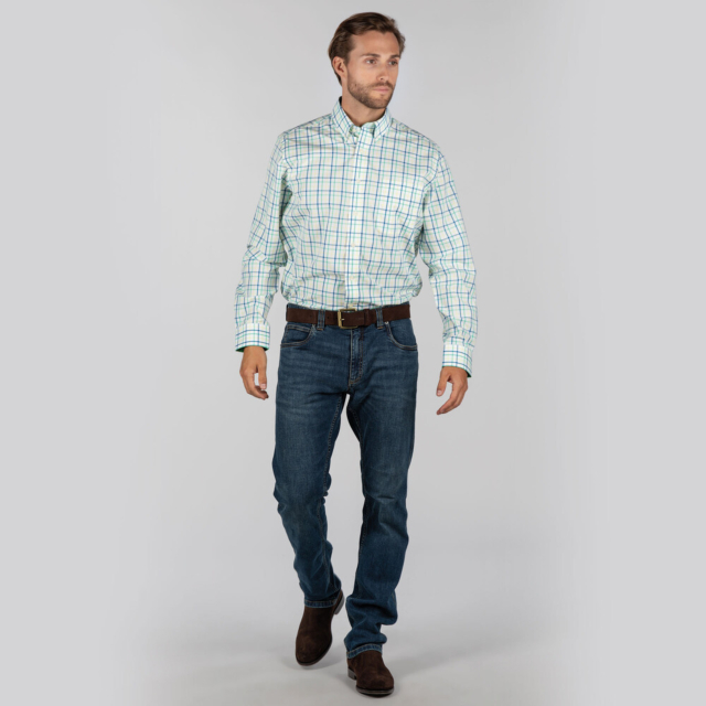 Schoffel Holkham Mint/Yellow/Mykinos Classic Shirt