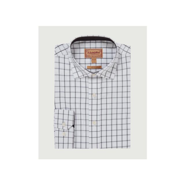 Schoffel Westminster Classic Shirt - Navy Check