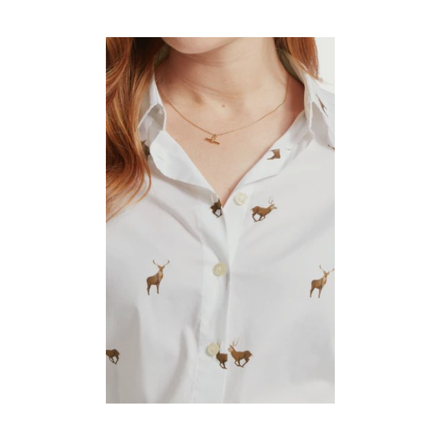 Norfolk Shirt - Stag Print 