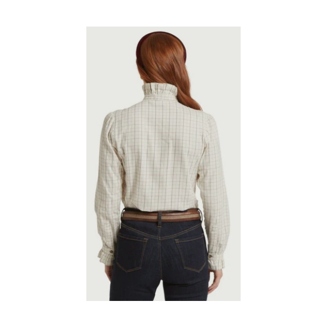 Sheringham Shirt - Cobblestone Tattersall 