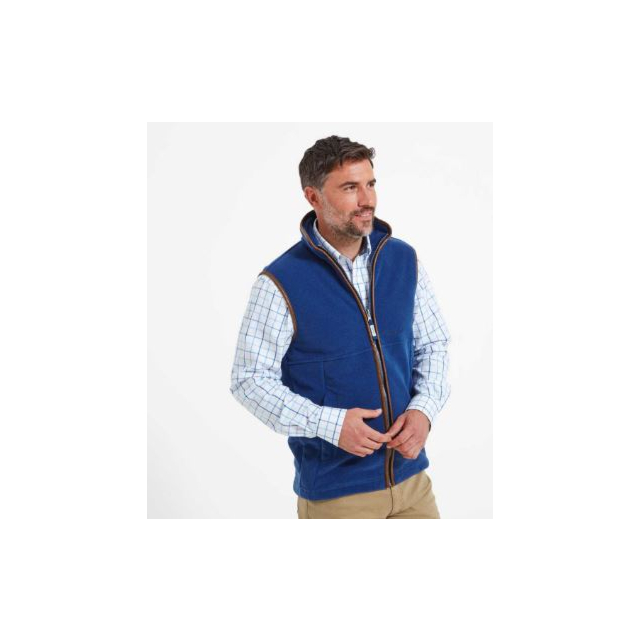 Schoffel Oakham Fleece Gilet - Colbalt Blue
