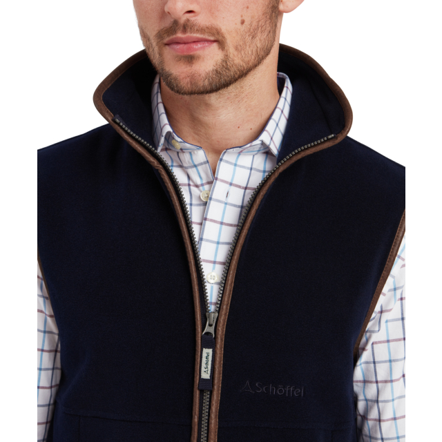 Schoffel Oakham Fleece Gilet - Navy 