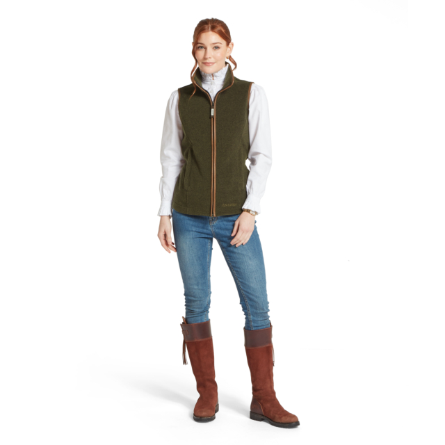 Schoffel Lyndon Il Fleece Gilet - Dark Olive 
