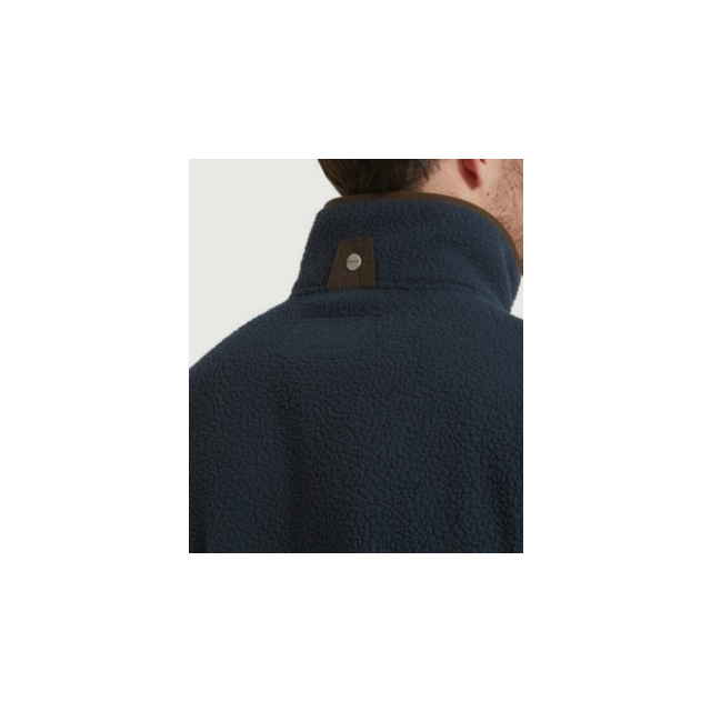 Oakham Retro Fleece Gilet - True Navy 
