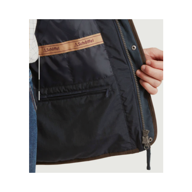 Schoffel Oundle Country Coat - Carbon Navy 