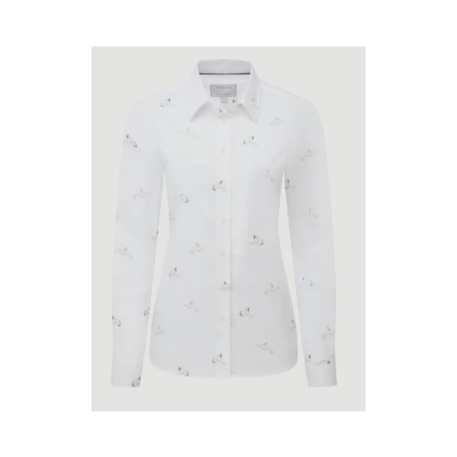 Schoffel Norfolk Shirt - Ptarmigan Print 