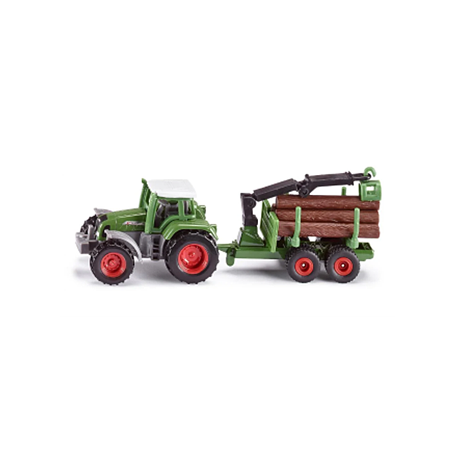 Siku -  Tractor With Forestry Trailer 