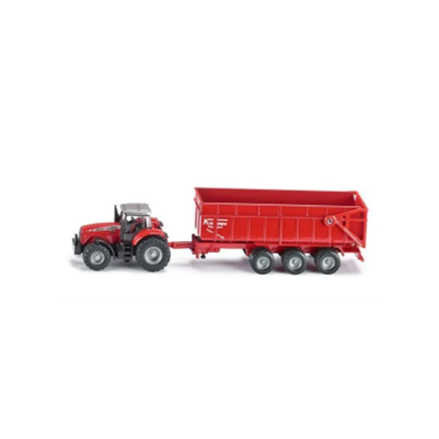 Siku -  Massey Ferguson Tractor with Trailer