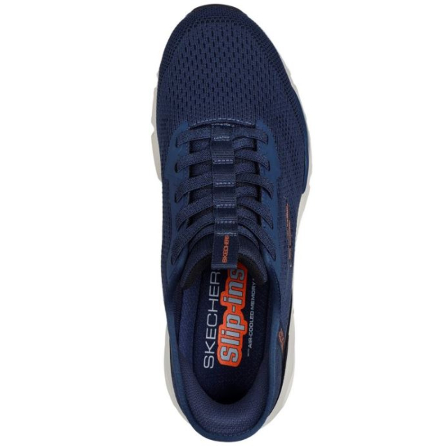 Skechers Sketch-Air Ventura - Navy/Orange 