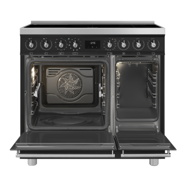 Smeg C92IPMB2 Symphony Electric Range Cooker with Induction Hob - 90cm - Matte Black