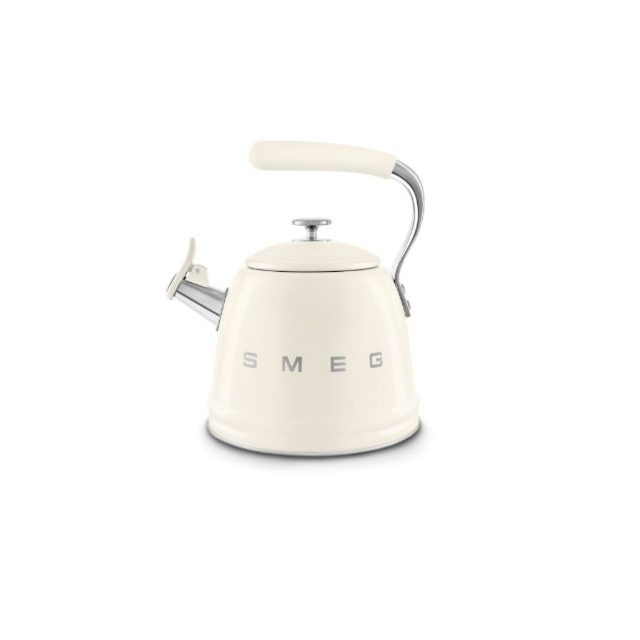 Smeg WKF01CR 50s Style Whilstling Kettle - Cream