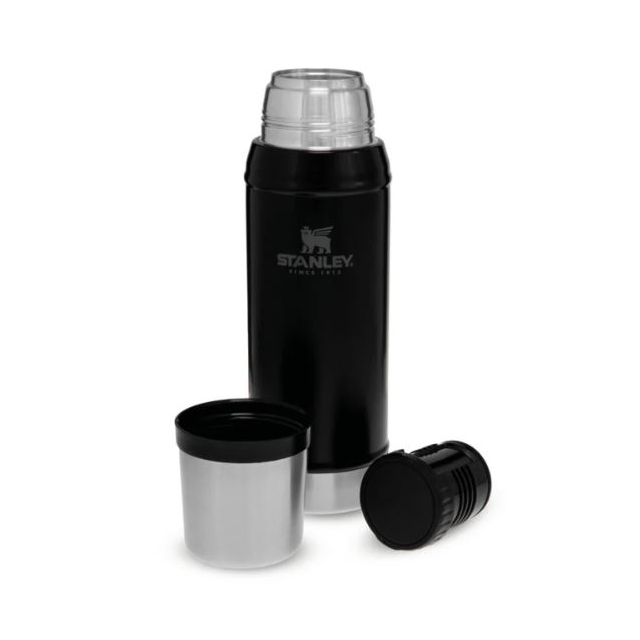 Stanley Classic Vacuum Bottle 0.75L - Matt Black Pebble