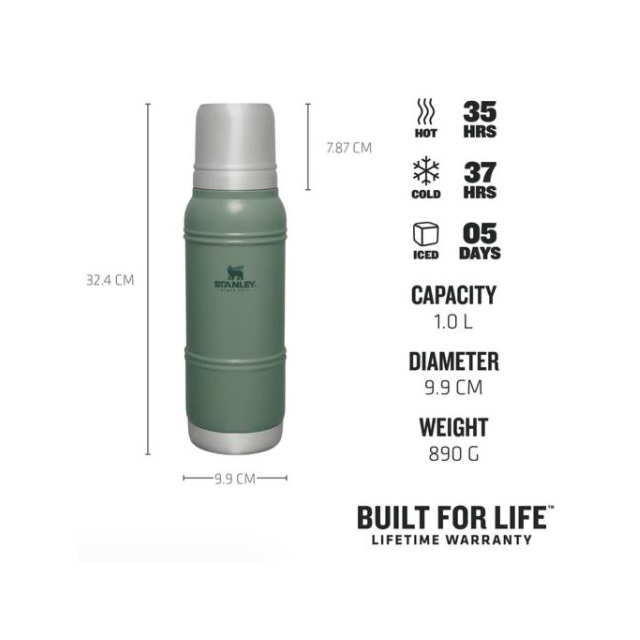 Stanley Artisan Thermal Bottle 1.0L Green