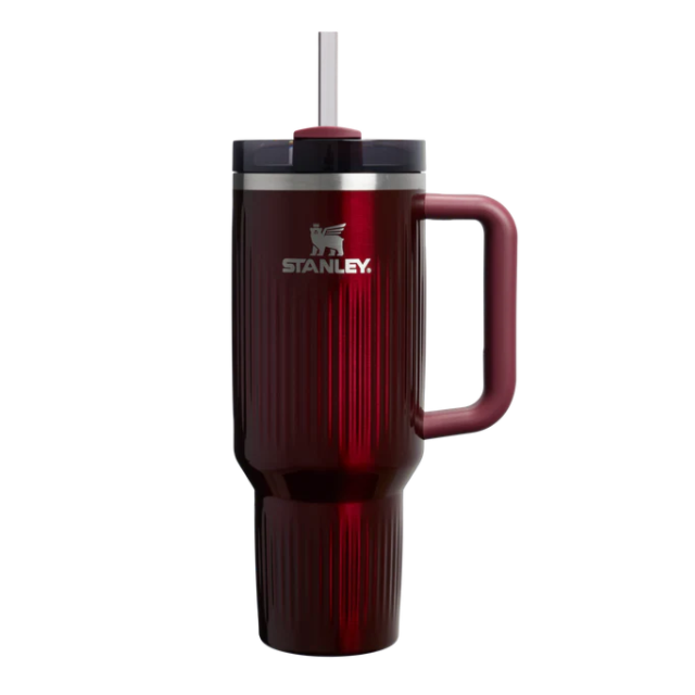 Stanley Quencher Flowstate Fluted Tumbler1.18L - Garnet Shine