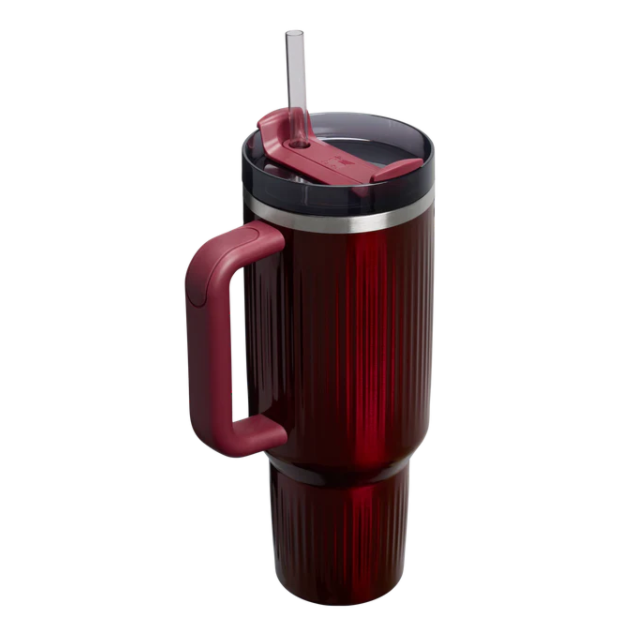 Stanley Quencher Flowstate Fluted Tumbler1.18L - Garnet Shine