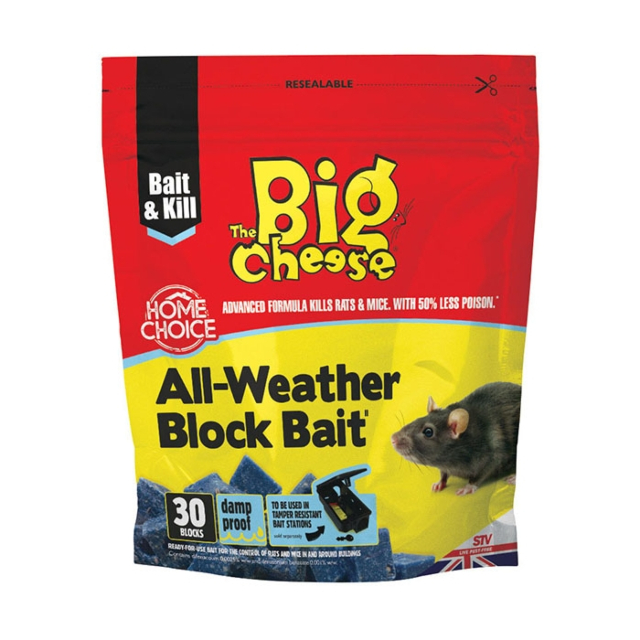 The Big Cheese All Weather Block Bait 30 pack