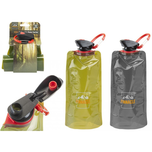 Pinnacle Collapsible Water Carrier 650ml 