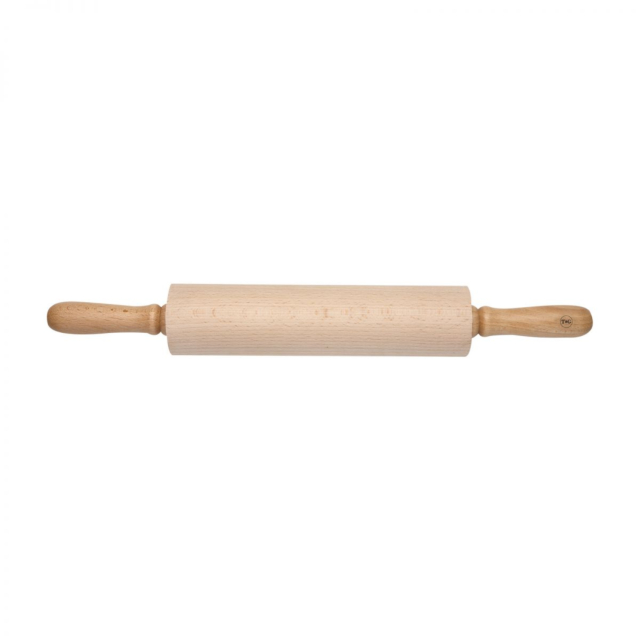 T&G Woodware Beechwood Rolling Pin Revolving Certified