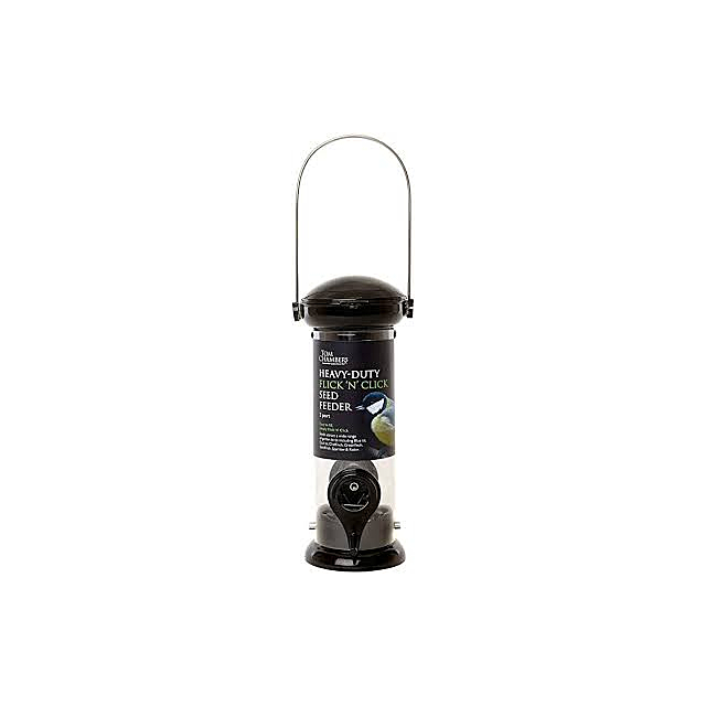 Tom Chambers Heavy Duty Flick 'N' Click Seed Feeder