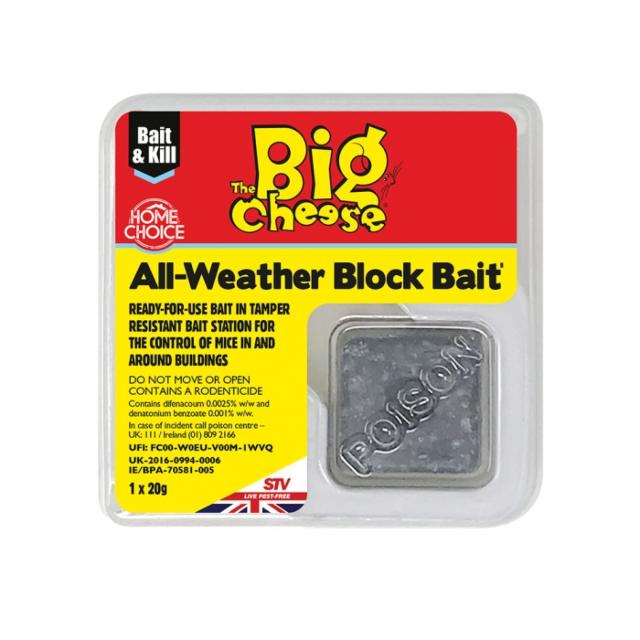 The Big Cheese All Weather Block Bait Mouse Station