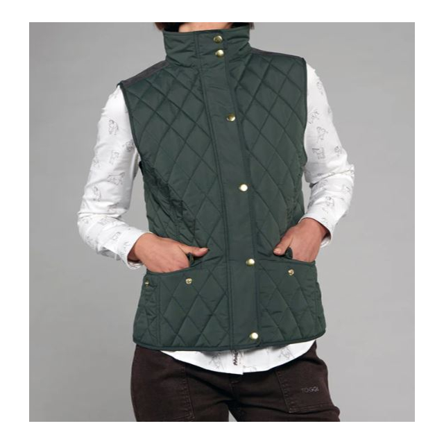 Toggi Storford Quilted Gilet - Dark Khaki 