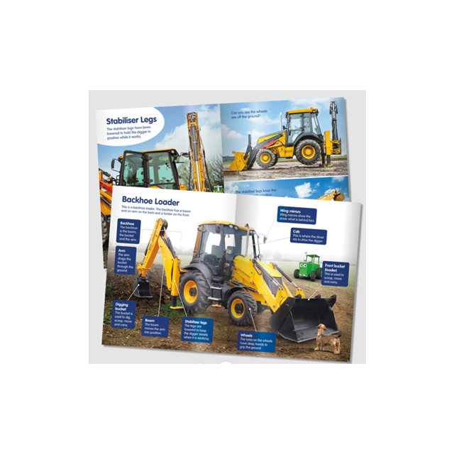 Tractor Ted Fact Book Lets Look At Diggers