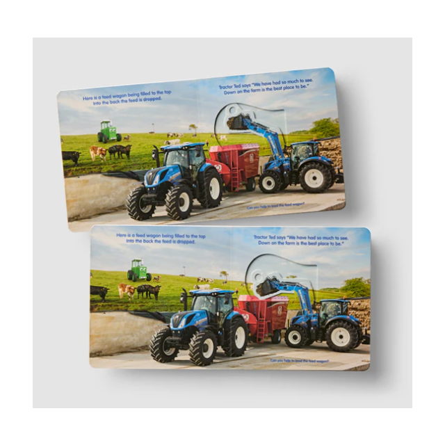 Tractor Ted Push-Pull-Slide Book Down On The Farm 