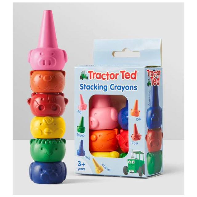 Tractor Ted  Farm Animals Stacking Crayons