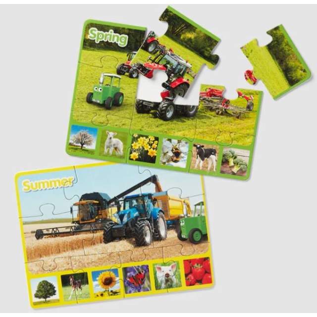 Tractor Ted 4 Puzzles In A Box Seasons
