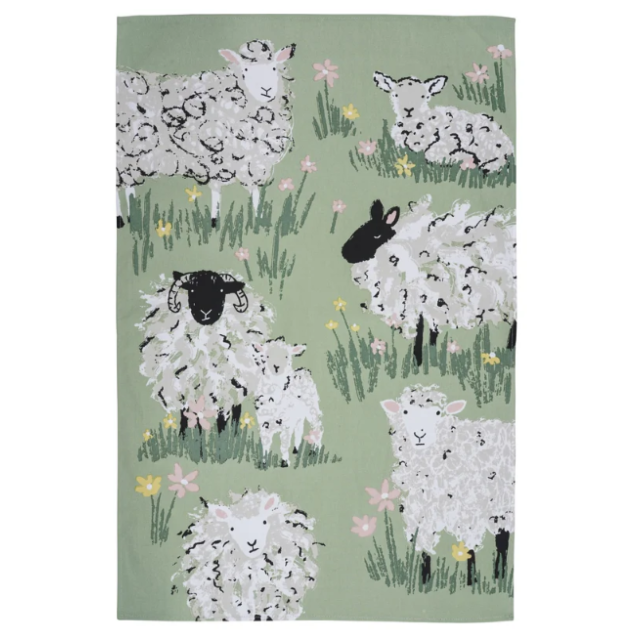 Ulster Weavers Teatowel Cotton - Woolly Sheep