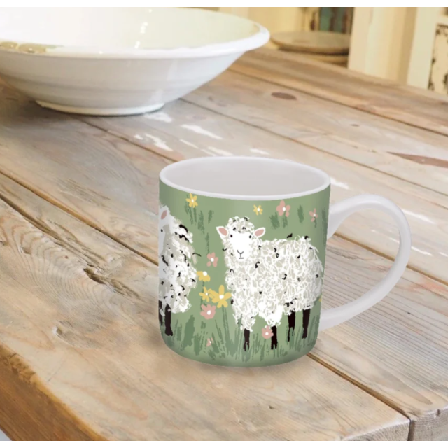 Ulster Weavers Bone China Mug - Woolly Sheep