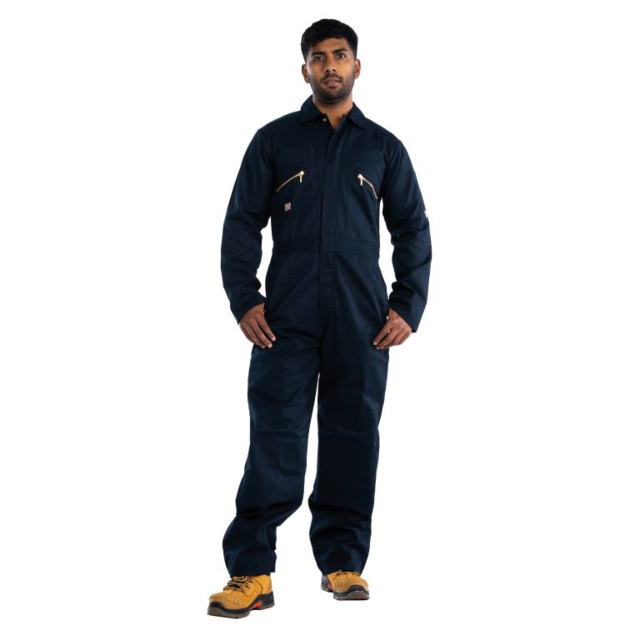 Unbreakable Zipped Coverall Navy
