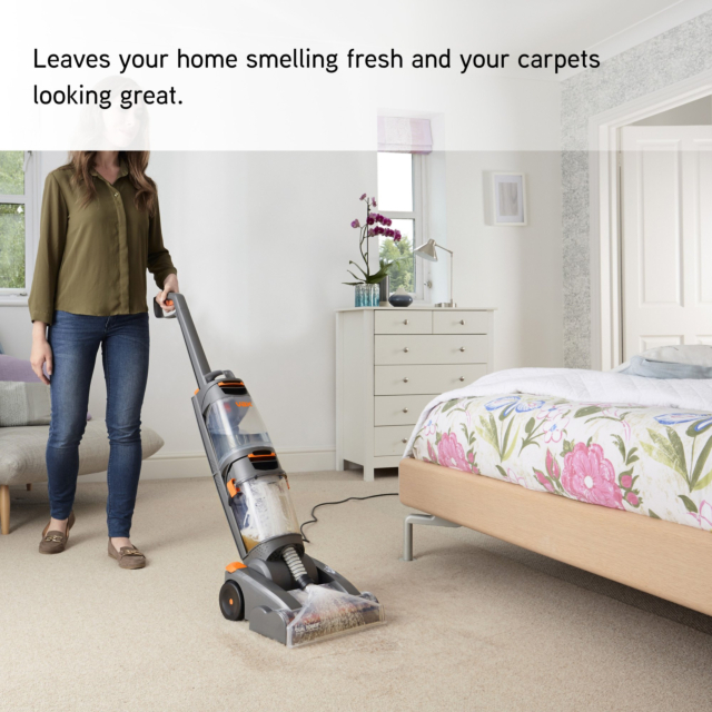 VAX W86-DP-B Dual Power Carpet Washer - Orange