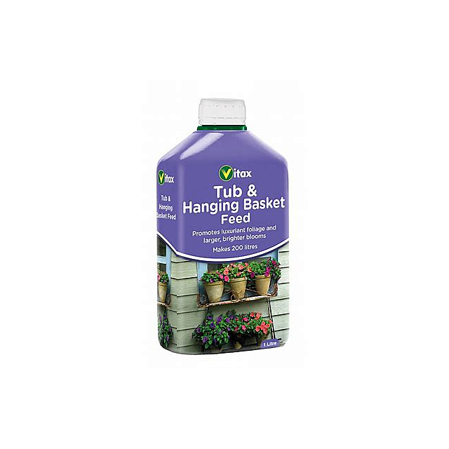 Vitax Tub + Hanging Basket Feed 1L