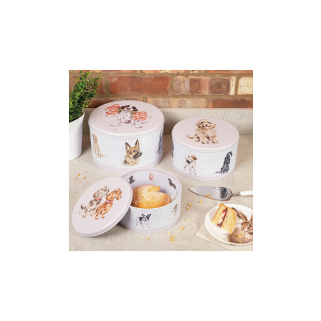 Wrendale Cake Tin Nest A Dogs Life