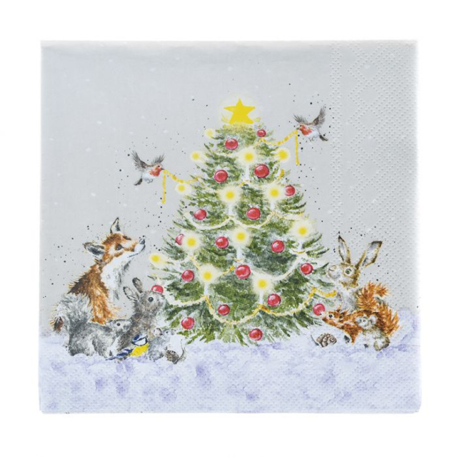 Wrendale- Oh Christmas Tree Napkins 