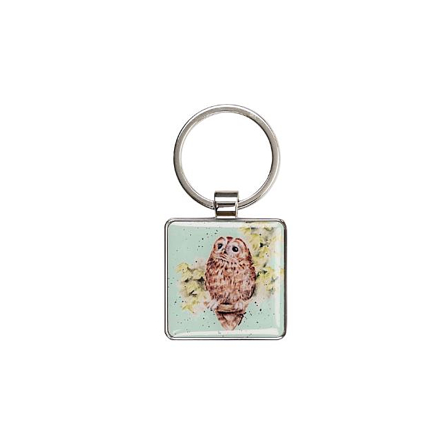Wrendale 'Treetops' Owl Keyring 