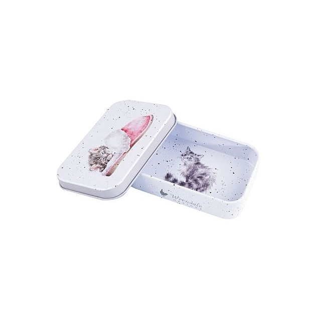 Wrendale Keepsake Tin' The Snuggle Is Real' Cat