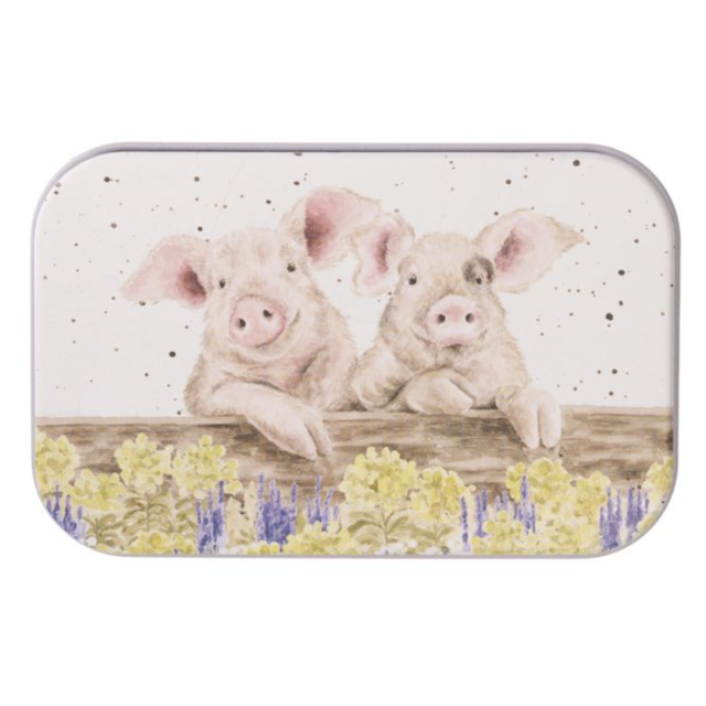 Wrendale Keepsake Tin 'Noisy Neighbours Pig'