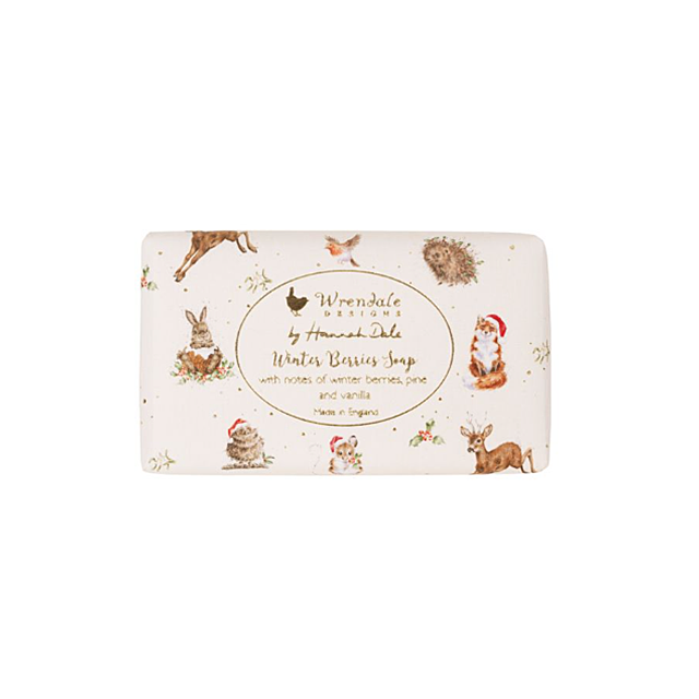 Wrendale Christmas Soap Winter Berries